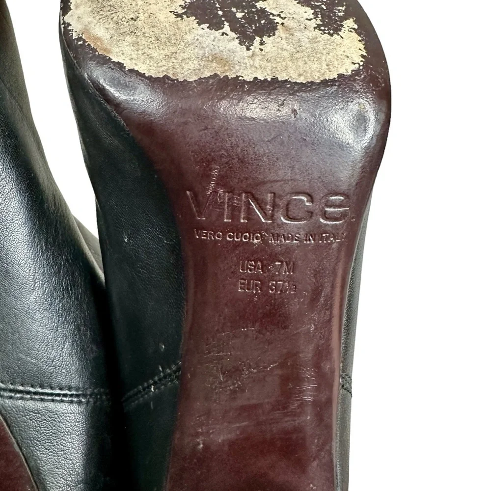 Vince Chase Slouch Leather Booties